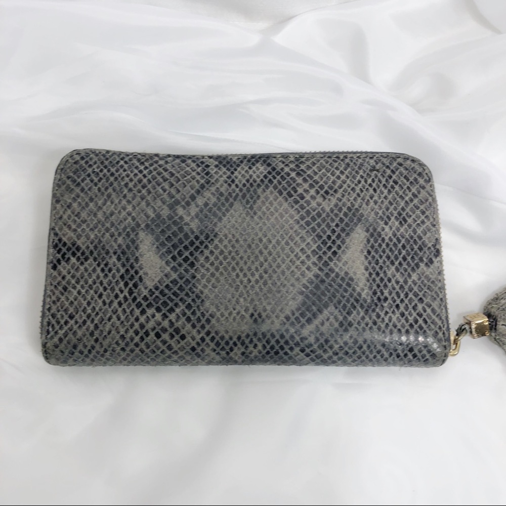 Tory Burch Python Snakeskin Continental Wallet - image 4